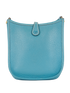 Evelyne TPM 16 In Togo Blue Jeans, back view